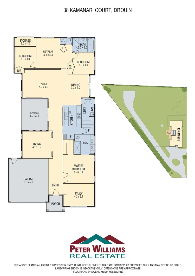 Floorplan of Homely house listing, 38 Kamanari Court, Drouin VIC 3818