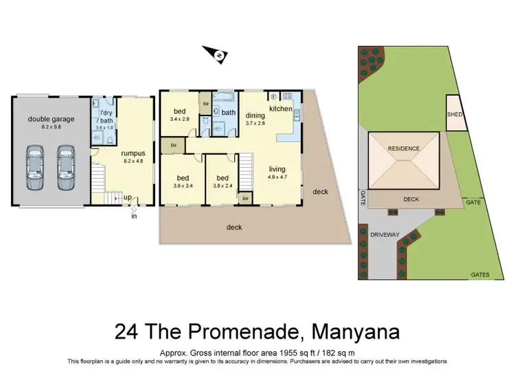 Floorplan of Homely house listing, 24 The Promenade, Manyana NSW 2539
