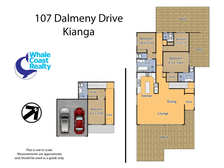 Floorplan of Homely house listing, 107 Dalmeny Drive, Kianga NSW 2546