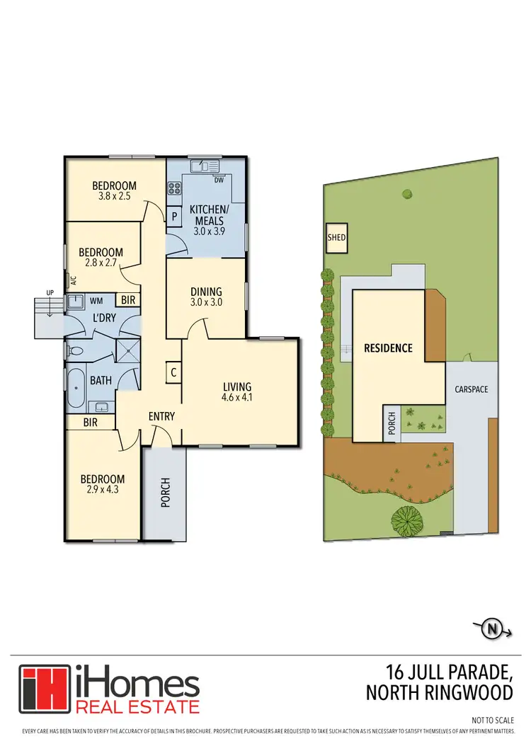Floorplan of Homely house listing, 16 Jull Parade, Ringwood North VIC 3134