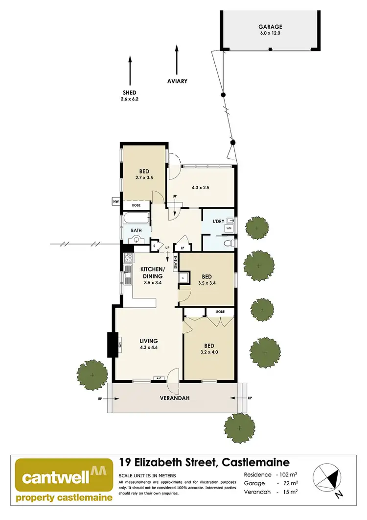 Floorplan of Homely house listing, 19 Elizabeth Street, Castlemaine VIC 3450
