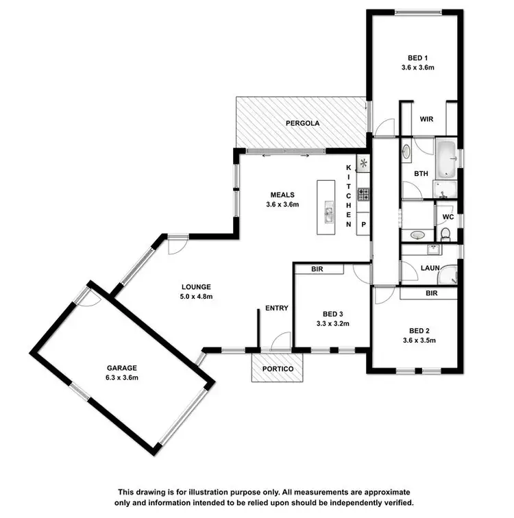 Floorplan of Homely house listing, 13 Wilson Court, Millicent SA 5280