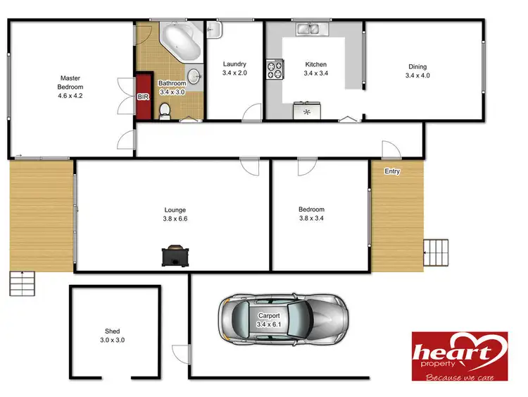 Floorplan of Homely house listing, 71 Main Road, Seaspray VIC 3851