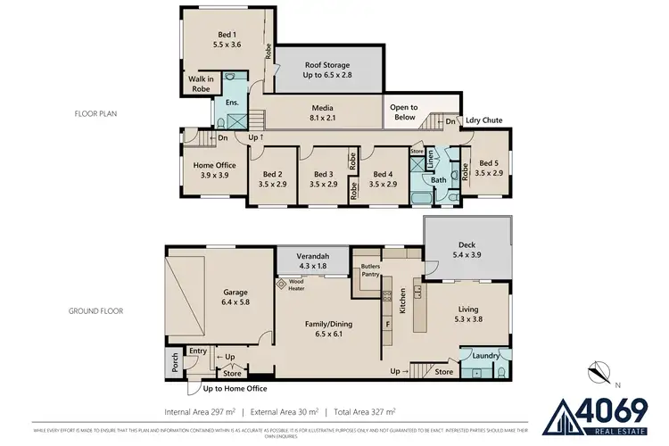 Floorplan of Homely house listing, 8 Evergreen Close, Kenmore QLD 4069