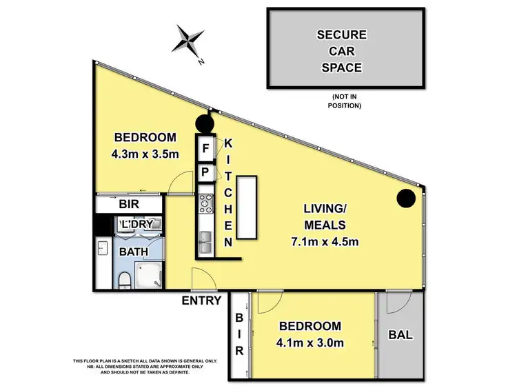 Floorplan of Homely apartment listing, 2806/50 Lorimer Street, Docklands VIC 3008