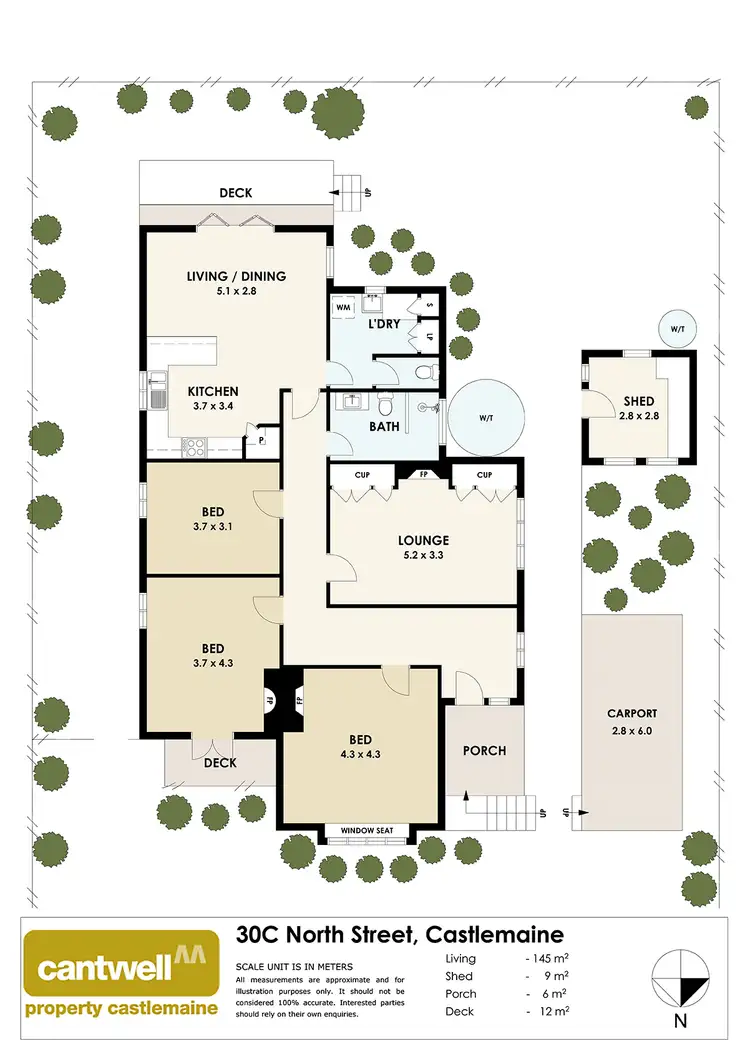 Floorplan of Homely house listing, 30C North Street, Castlemaine VIC 3450