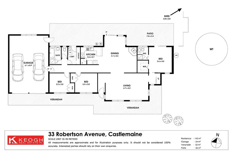 Floorplan of Homely house listing, Cnr Odgers Road and Robertson Avenue, Castlemaine VIC 3450