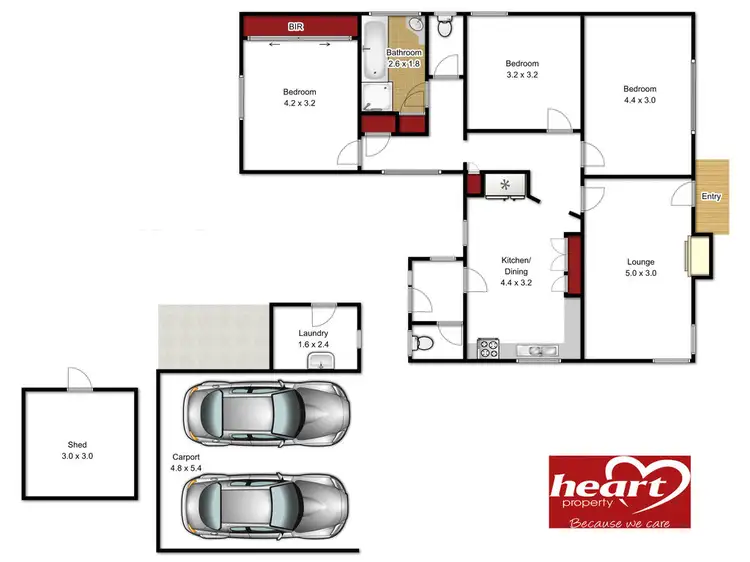 Floorplan of Homely house listing, 8 Fitzroy Street, Sale VIC 3850