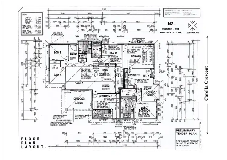 Floorplan of Homely land listing, Lot 100 Corella Crescent, Mullumbimby NSW 2482