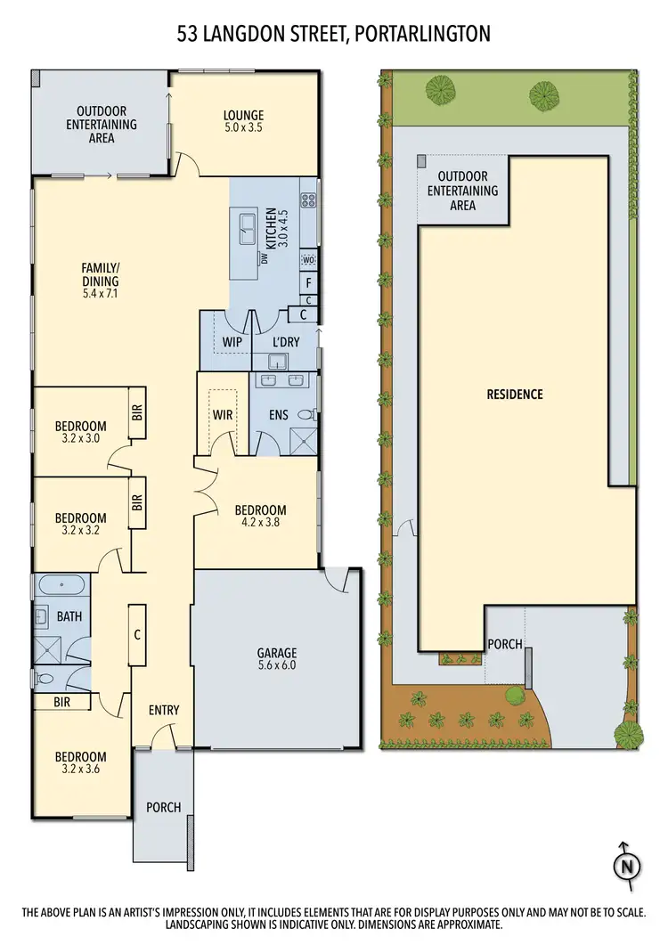 Floorplan of Homely house listing, 53 Langdon Street, Portarlington VIC 3223