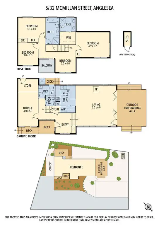 Floorplan of Homely house listing, 5/32 McMillan Street, Anglesea VIC 3230