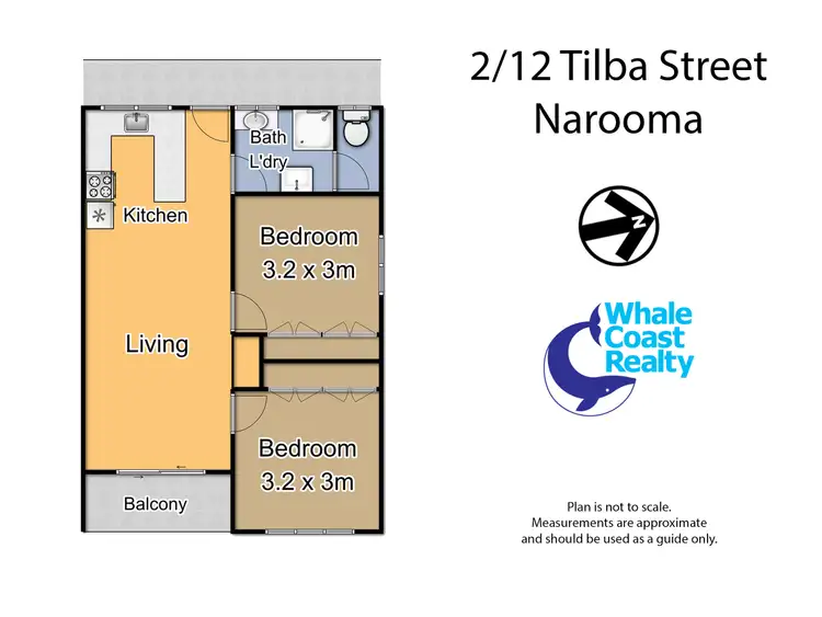 Floorplan of Homely unit listing, 2/12 Tilba Street, Narooma NSW 2546
