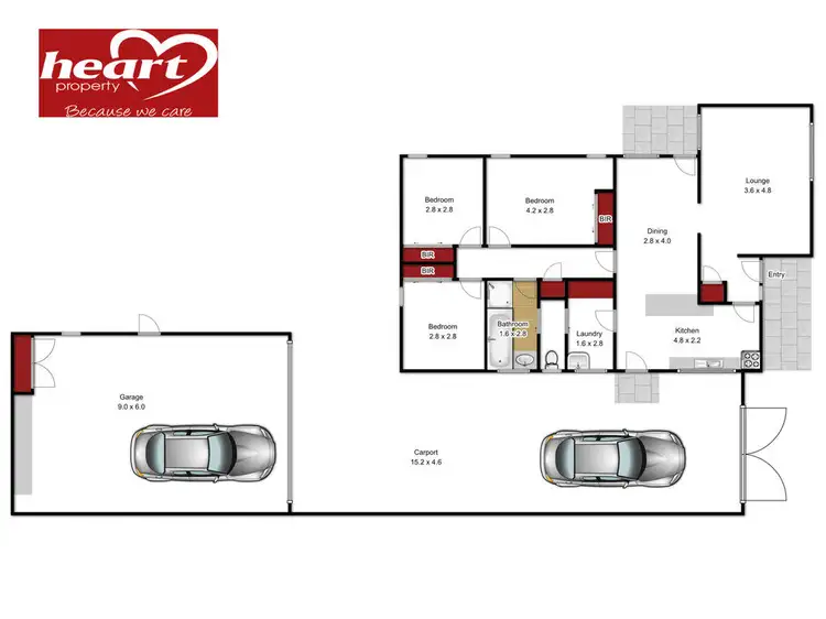 Floorplan of Homely house listing, 1 Jaycee Court, Sale VIC 3850