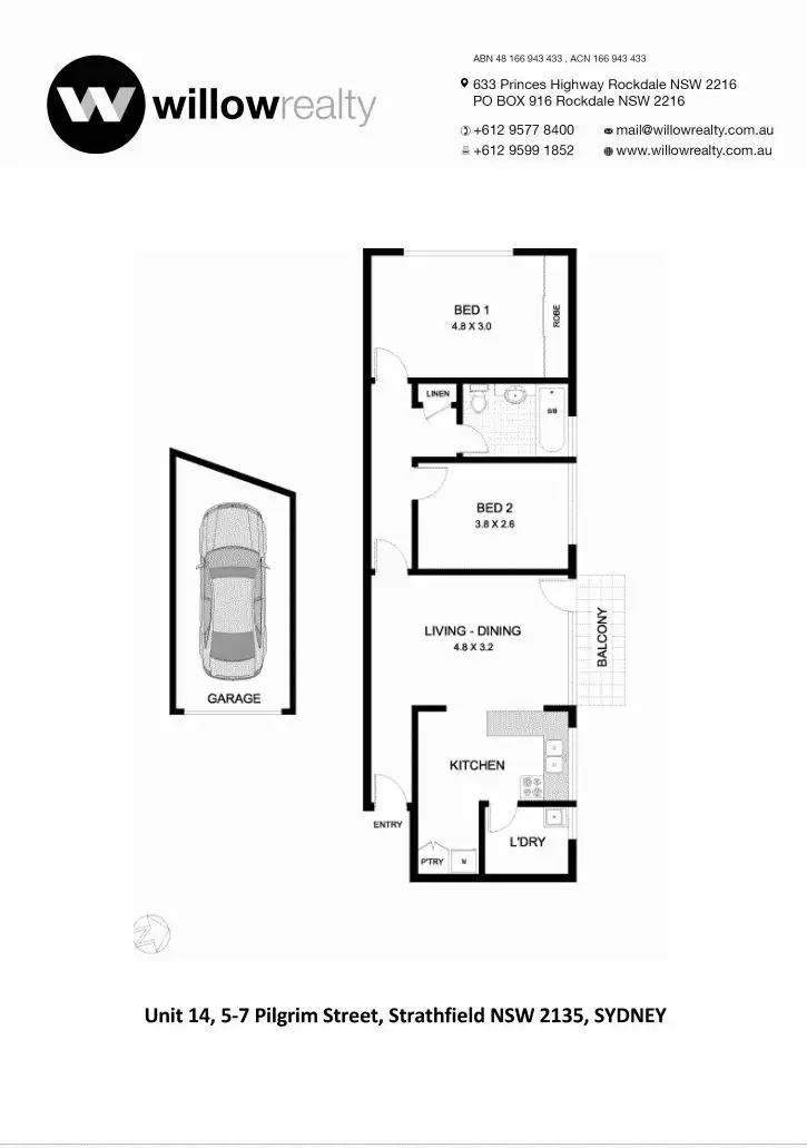 Floorplan of Homely apartment listing, Address available on request
