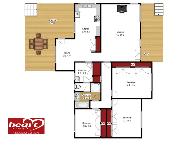 Floorplan of Homely house listing, 20 Hansen Street, Seaspray VIC 3851