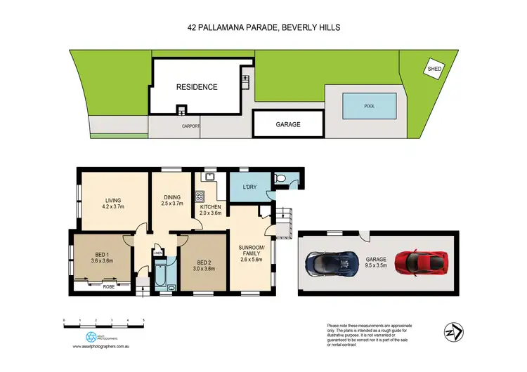 Floorplan of Homely house listing, 42 Pallamana Parade, Beverly Hills NSW 2209