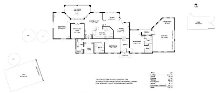 Floorplan of Homely house listing, 132 Badenoch Road, Carey Gully SA 5144