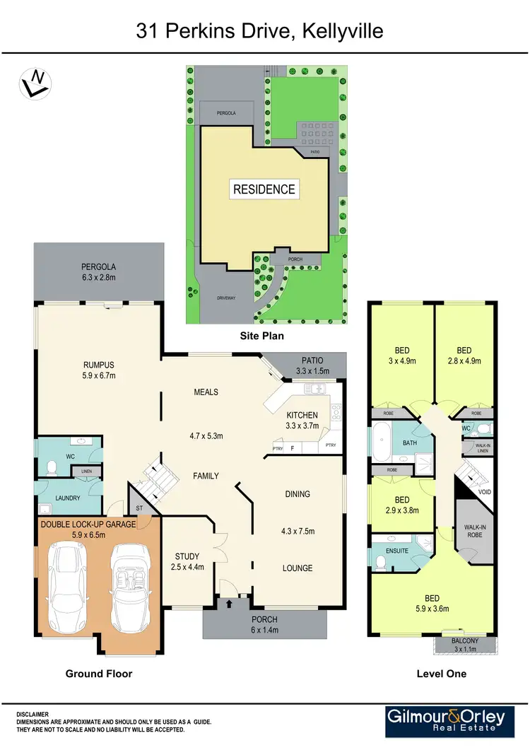 Floorplan of Homely house listing, 31 Perkins Drive, Kellyville NSW 2155