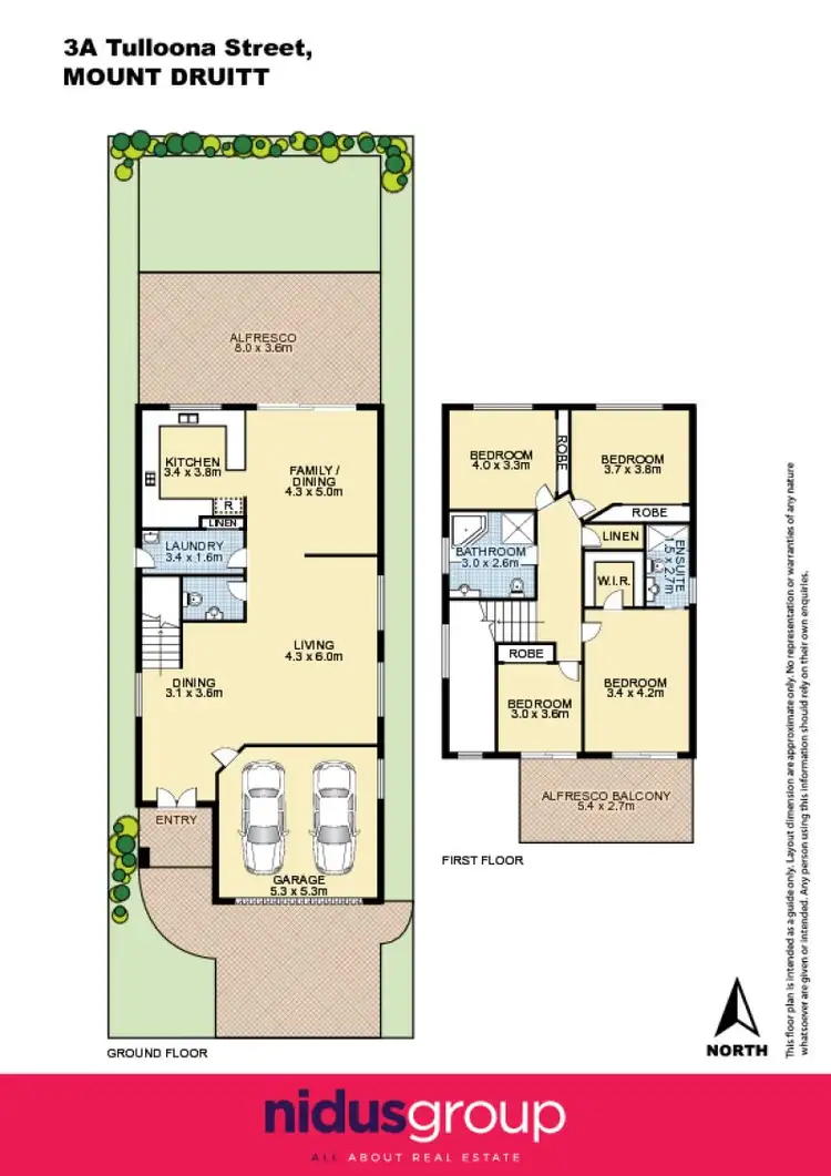 Floorplan of Homely house listing, 3A Tulloona Street, Mount Druitt NSW 2770