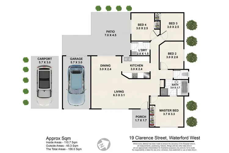 Floorplan of Homely house listing, 19 Clarence Street, Waterford West QLD 4133