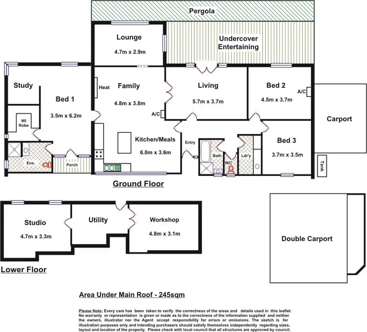 Floorplan of Homely house listing, 28 Towers Road, Bridgewater SA 5155