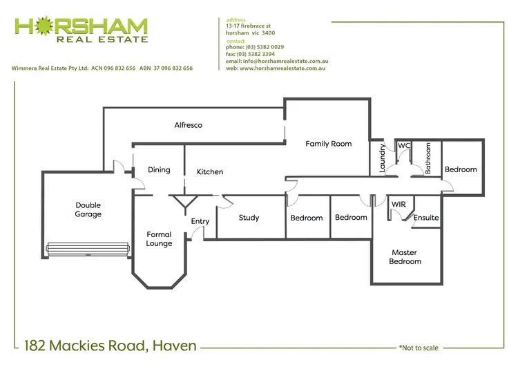 Floorplan of Homely rural property listing, 182 Mackies Road, Haven VIC 3401