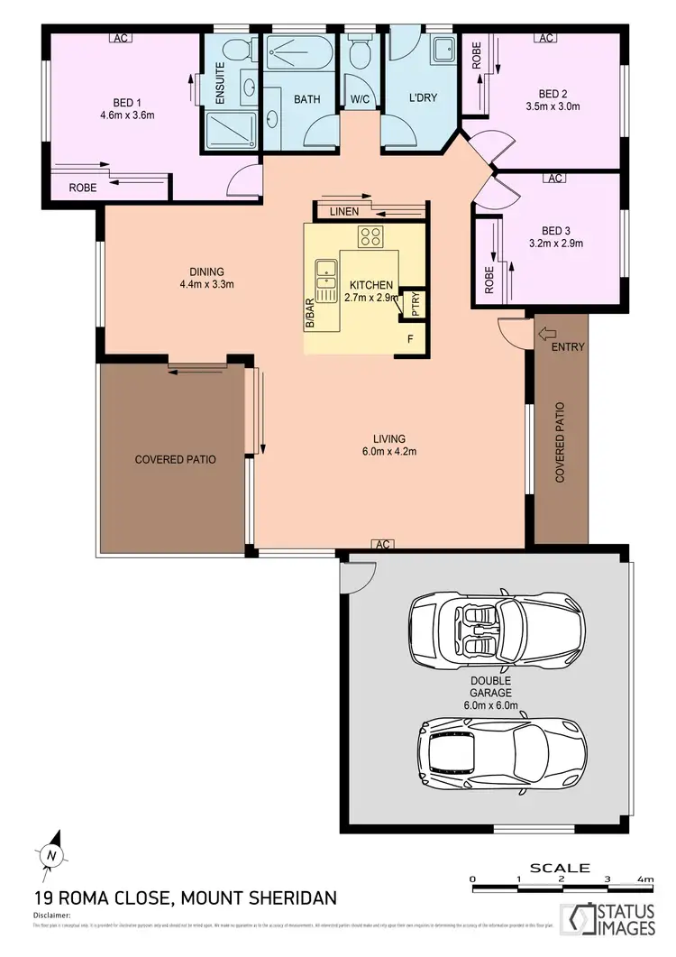 Floorplan of Homely house listing, 19 Roma Close, Mount Sheridan QLD 4868