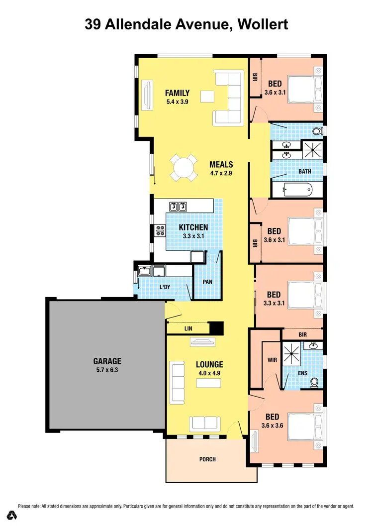 Floorplan of Homely house listing, 39 Allendale Avenue, Wollert VIC 3750