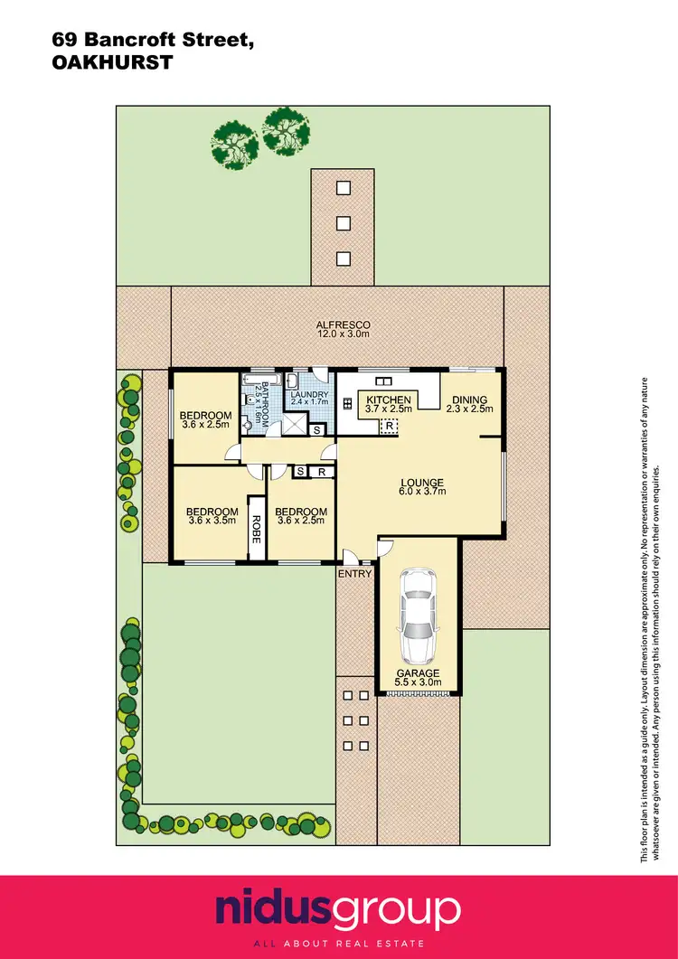 Floorplan of Homely house listing, 69 Bancroft Street, Oakhurst NSW 2761