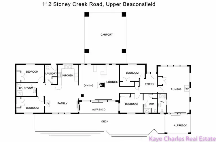 Floorplan of Homely rural property listing, 112 Stoney Creek Road, Beaconsfield Upper VIC 3808