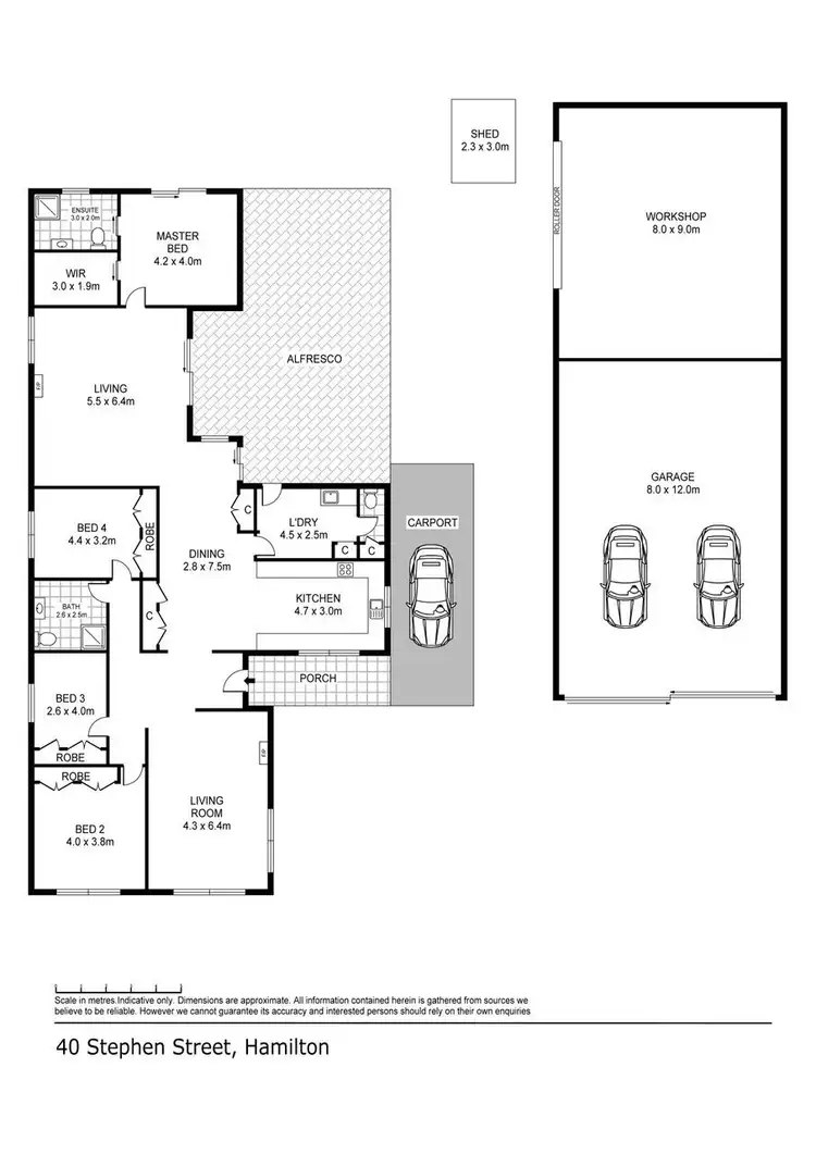 Floorplan of Homely house listing, 40 Stephen Street, Hamilton VIC 3300
