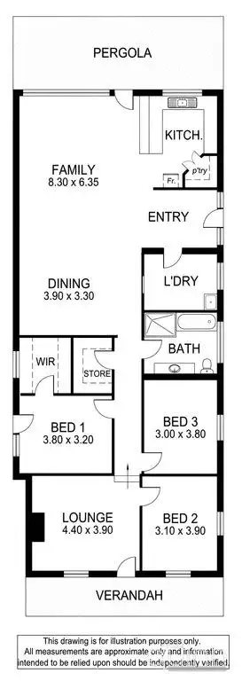 Floorplan of Homely rural property listing, 332 CAFPIRCO ROAD, Compton SA 5291