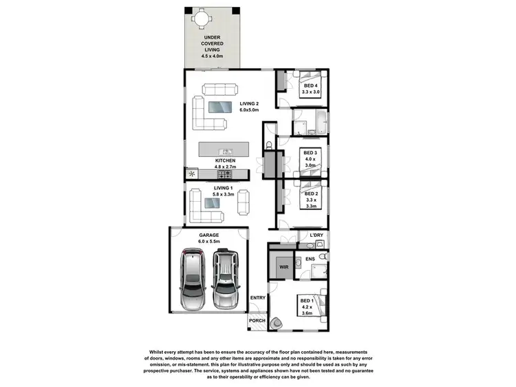 Floorplan of Homely house listing, 4 Keane Street, Koroit VIC 3282
