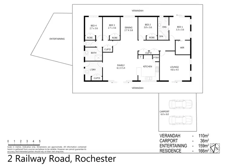Floorplan of Homely house listing, 2 Railway Road, Rochester VIC 3561