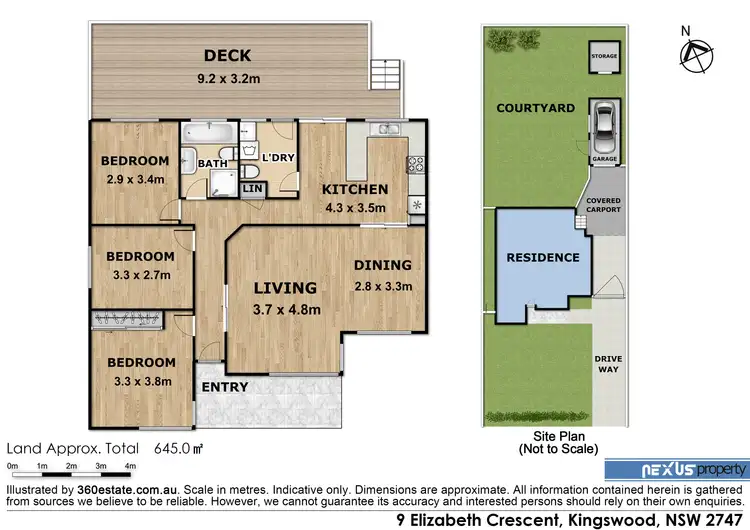 Floorplan of Homely house listing, 9 Elizabeth Crescent, Kingswood NSW 2747
