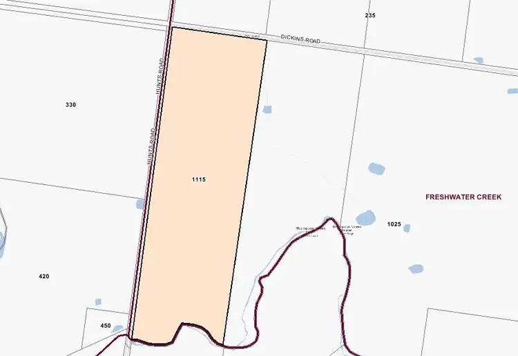 Floorplan of Homely rural property listing, 1115 Dickins Road, Freshwater Creek VIC 3217