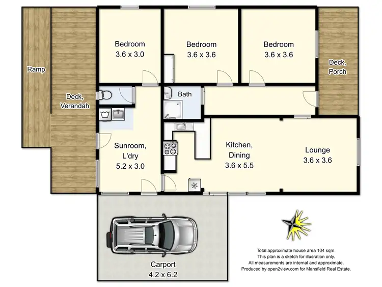 Floorplan of Homely house listing, 14 Victoria Street, Mansfield VIC 3722