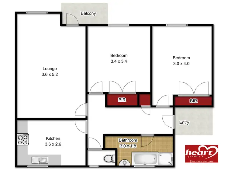 Floorplan of Homely apartment listing, 17/291 York Street, Sale VIC 3850