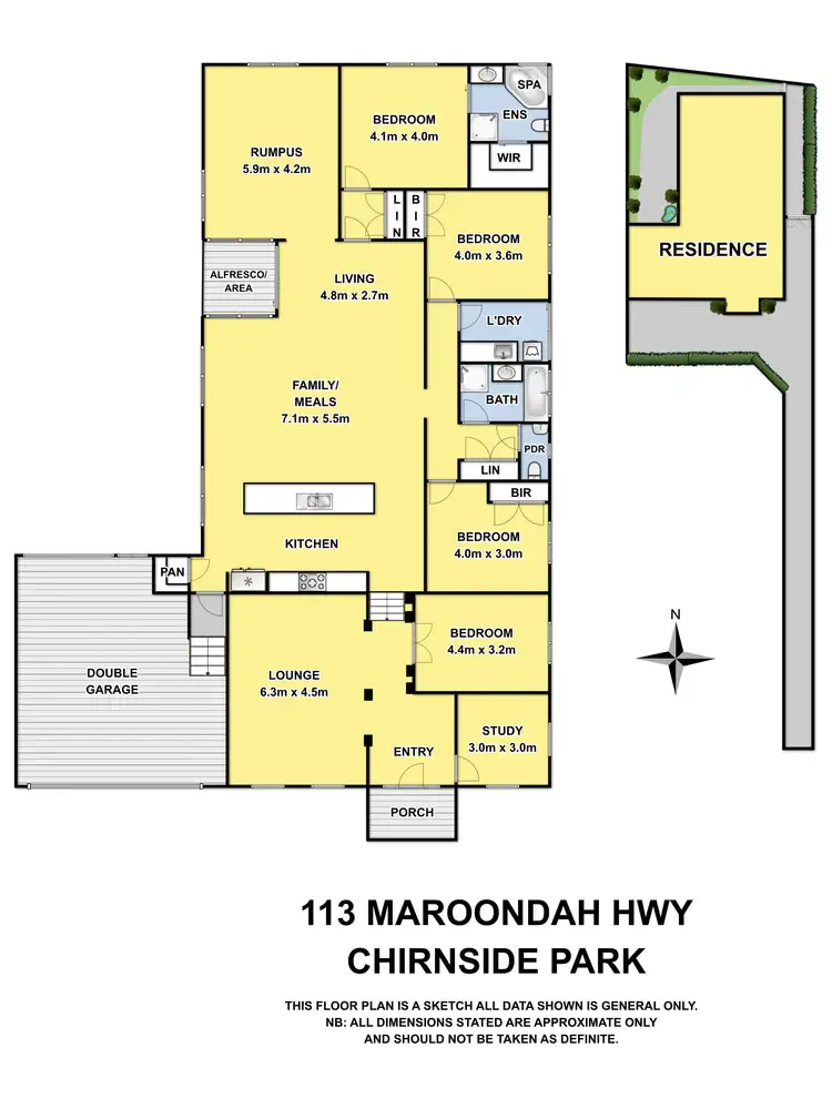 Floorplan of Homely house listing, 113 Maroondah Highway, Chirnside Park VIC 3116