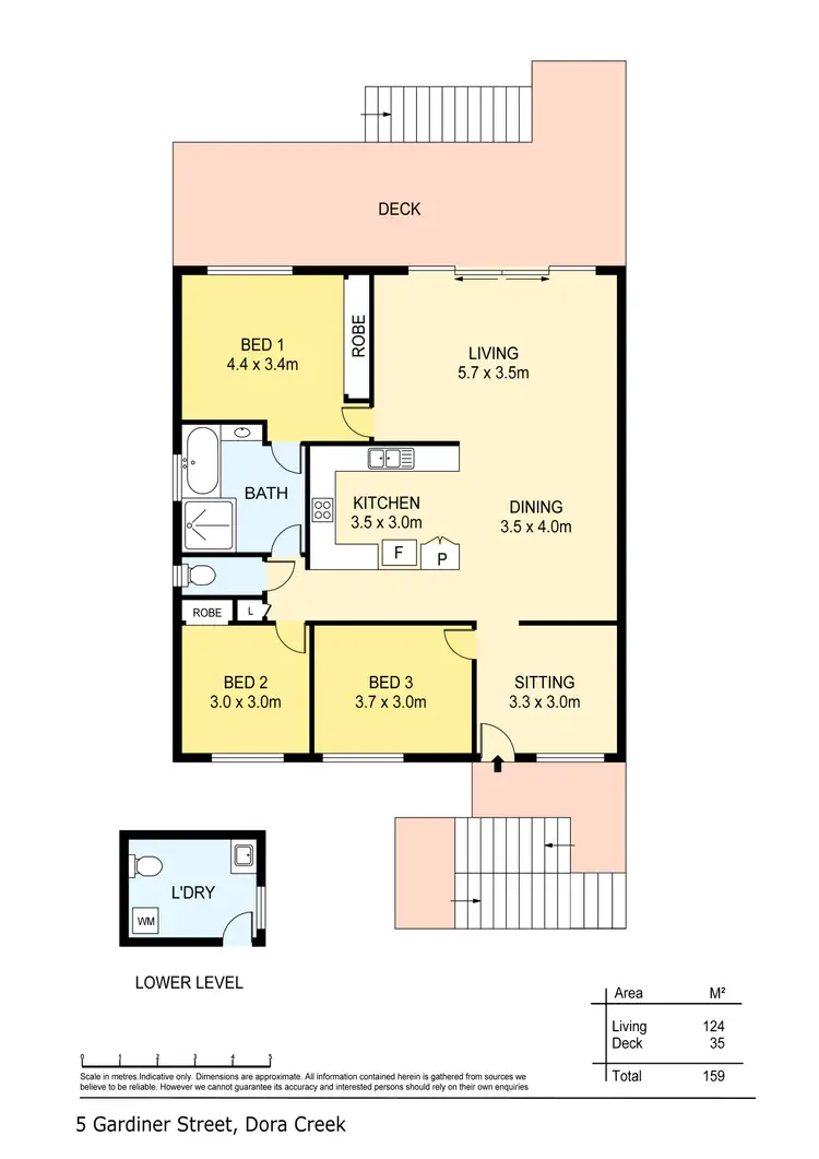 Floorplan of Homely house listing, 5 Gardiner Street, Dora Creek NSW 2264