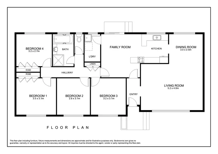Floorplan of Homely house listing, 8 Wilkinson Street, Flynn ACT 2615