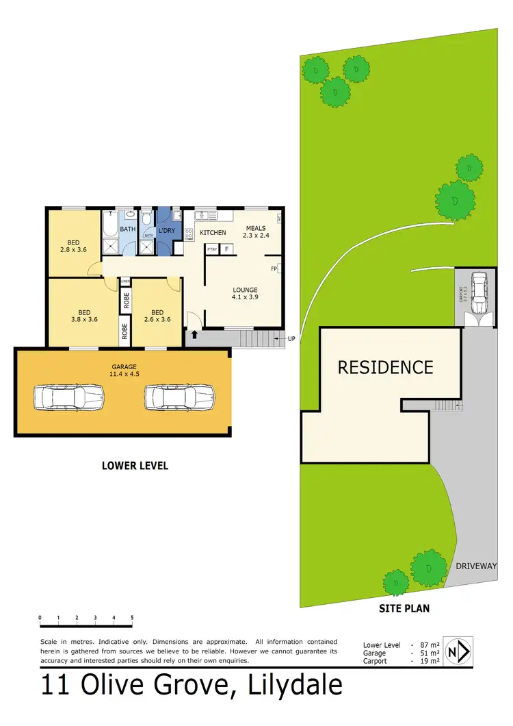 Floorplan of Homely house listing, 11 Olive Grove, Lilydale VIC 3140