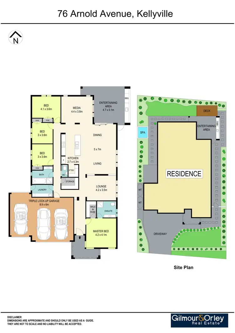 Floorplan of Homely house listing, 76 Arnold Avenue, Kellyville NSW 2155