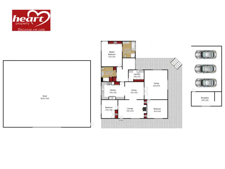 Floorplan of Homely rural property listing, 31 Woodcote Lane, Munro VIC 3862