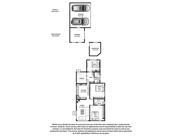 Floorplan of Homely rural property listing, 14 Ogradys Lane, Koroit VIC 3282