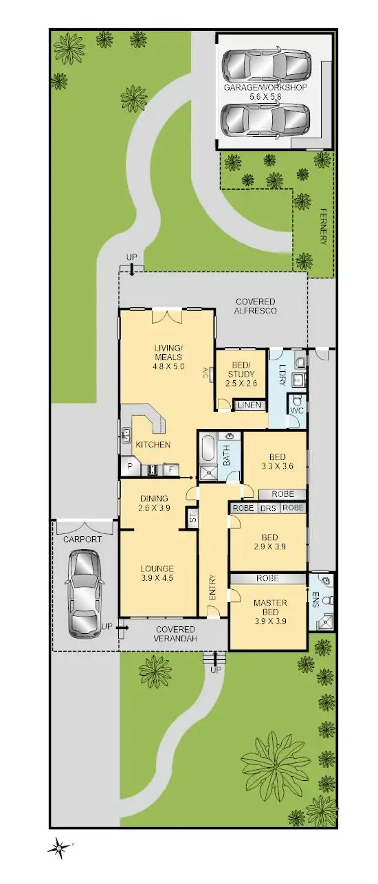Floorplan of Homely house listing, 4 Elizabeth Street, Belmont VIC 3216