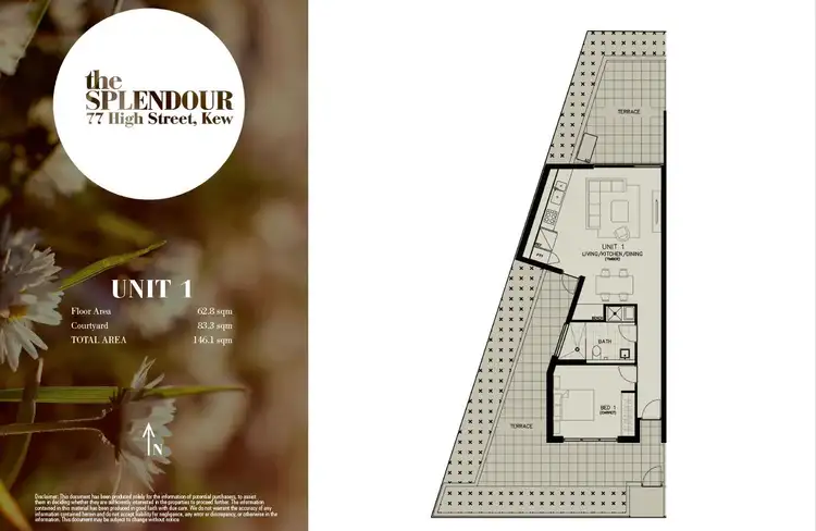Floorplan of Homely apartment listing, G.05/77 High Street South, Kew VIC 3101