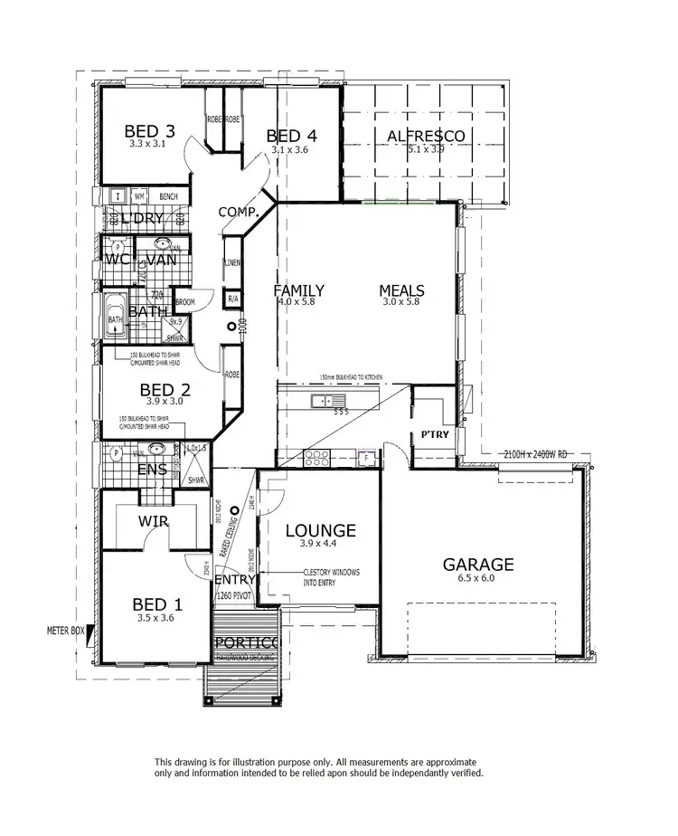 Floorplan of Homely house listing, 9 Harrington Street, Millicent SA 5280