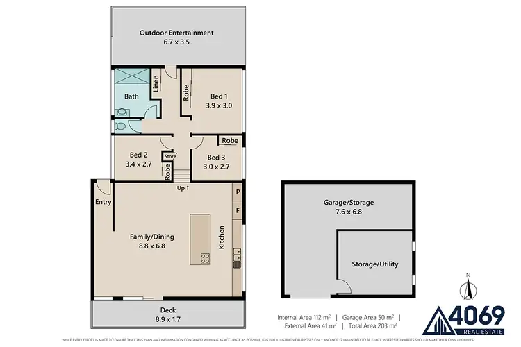 Floorplan of Homely house listing, 13 Tarbet Street, Kenmore QLD 4069