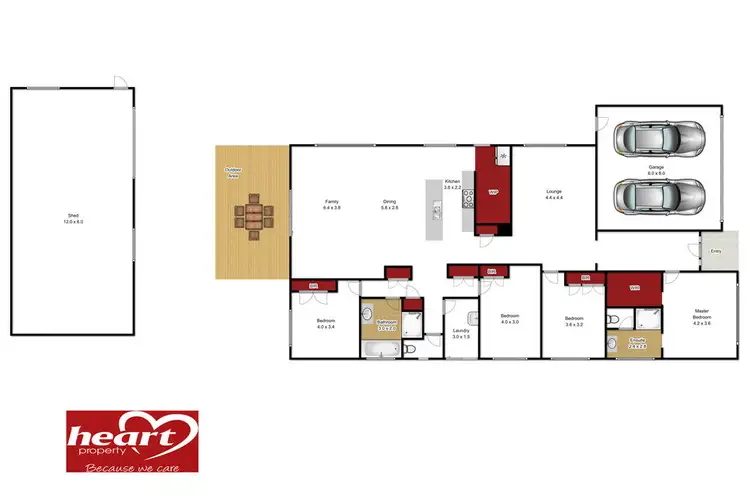 Floorplan of Homely house listing, 9 Irwin Street, Wurruk VIC 3850